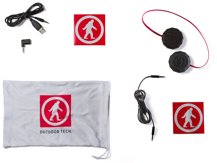 Outdoor Tech Chips Universal Wireless Helmet Audio Black Detail 1 View