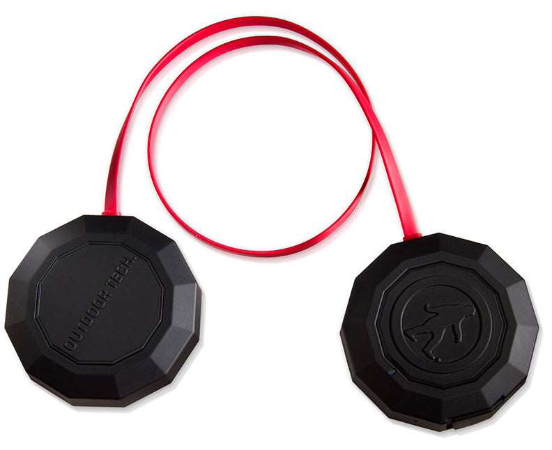 Outdoor Tech Chips Universal Wireless Helmet Audio Black Top View