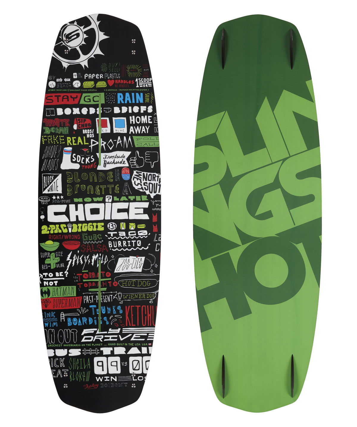 Slingshot Choice Wakeboard 2015 Top View