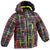 Jupa Yurii Jacket - Boys' Black Print Front View