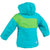 Jupa Aleksandra Jacket - Girl's Blue Jay Bird/Parrot Back View