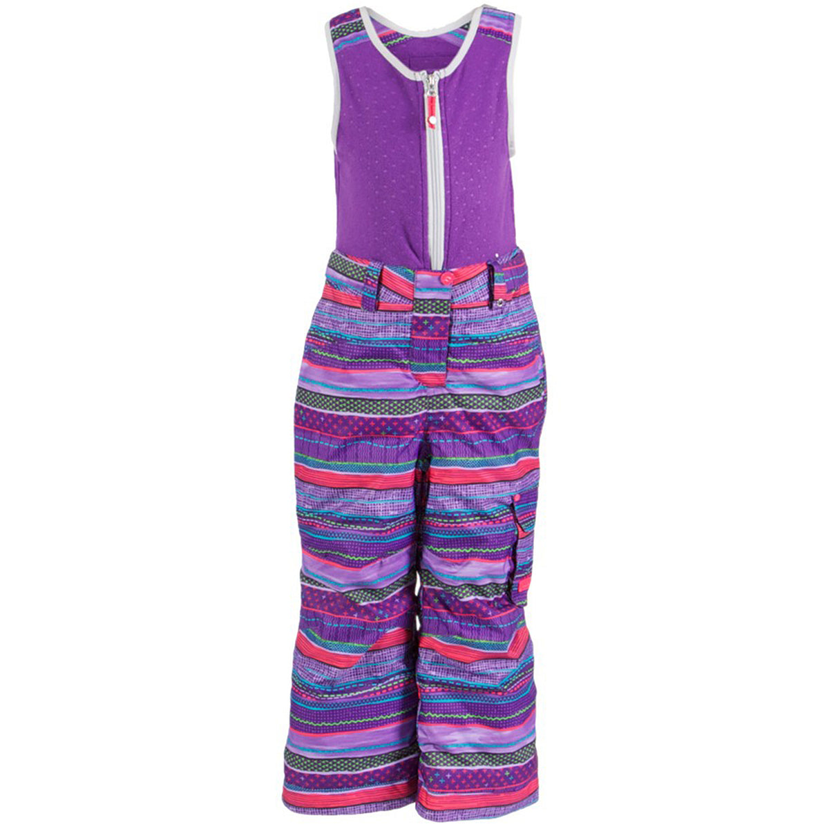 Jupa Sofia Polar Fleece Top Pants - Little Girls' Lovely Purple Front View