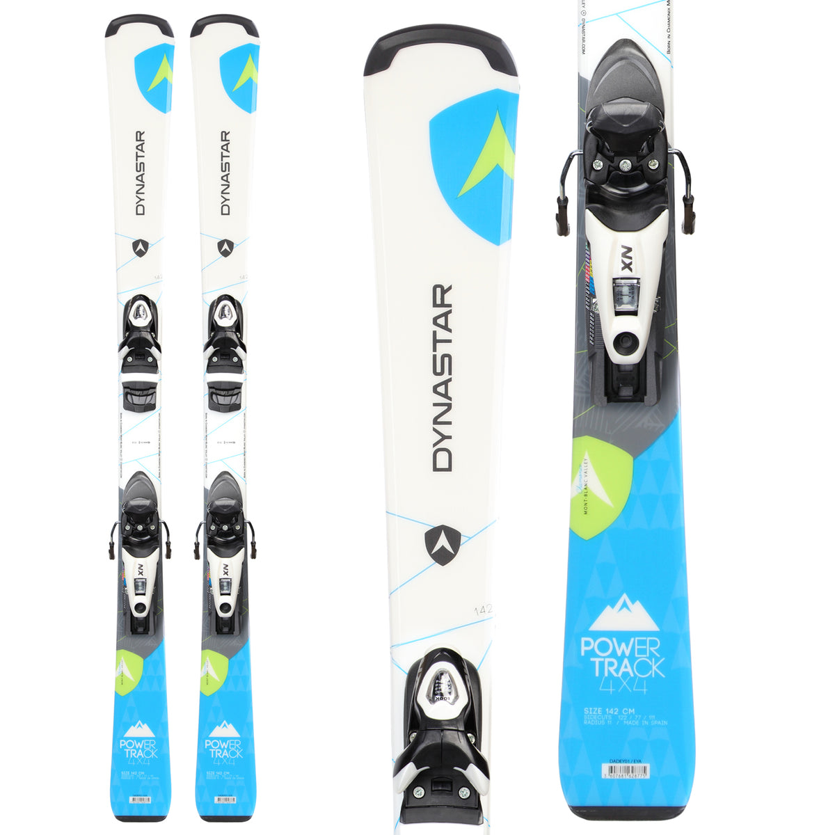 Dynastar PowerTrack 4x4 Skis + NX10 Demo Bindings 2014