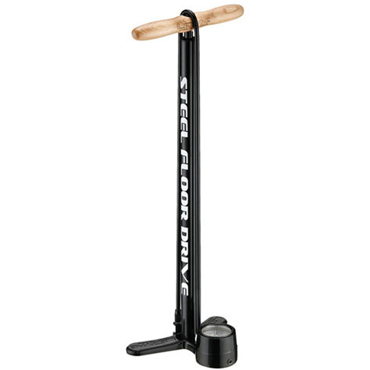 Lezyne Steel Floor Drive Dual Valve Pump Black