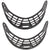 Burton Freedback Strap Kit  Black