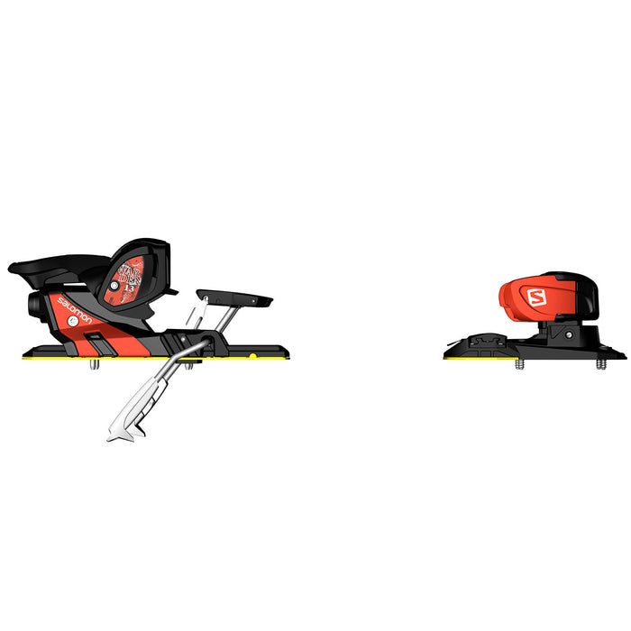 Salomon Warden 13 Ski Bindings 2016 Black/Orange Detail 2 View