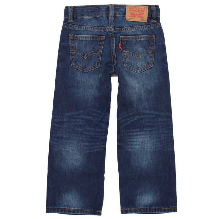 Levi's 505 Regular Fit Jeans (Ages 4-7) - Little Boys' VIP Back View