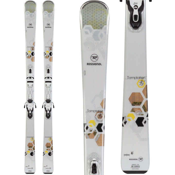 Rossignol Temptation 75 Skis + Saphir 100 Bindings - Women's 2015