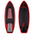 Ronix Carbon Thruster Wakesurf Board 2015 Carbon/Red Delicious Detail 1 View