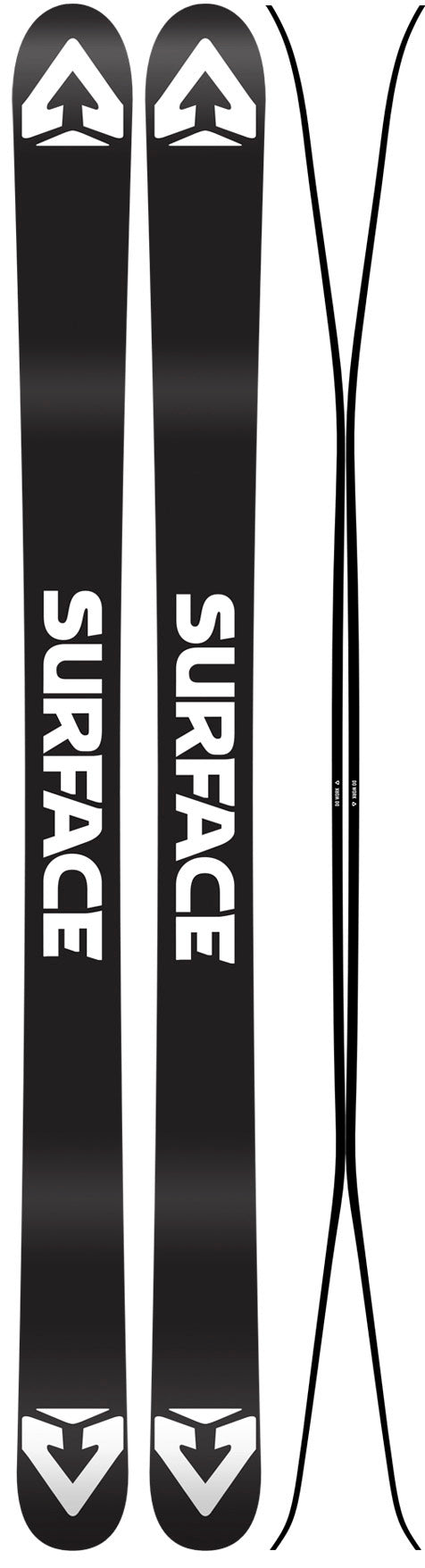 Surface Outsider Skis 2015 Base View