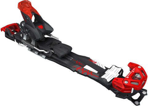 4FRNT Adrenalin 16 Long Ski Bindings 2015 Black/Red Front View