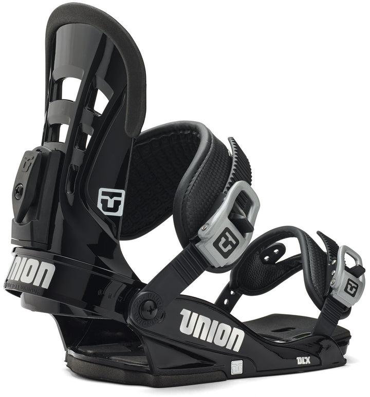Union DLX Snowboard Bindings 2015 Black Side View