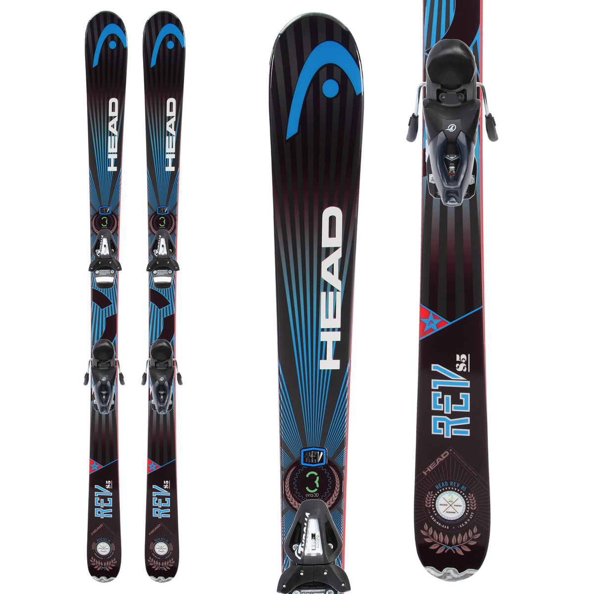 Head REV 85 Pro Skis + SX 10 Bindings 2014