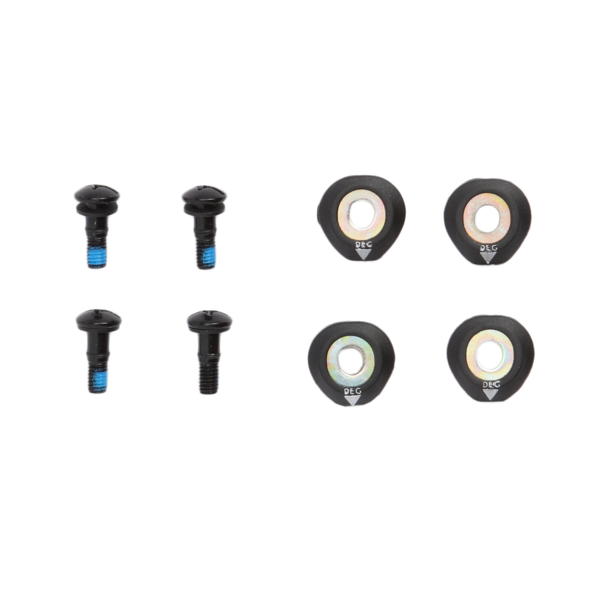 Ronix Metric M6 Phillips Head Mounting Hardware + Washer (Set of 4) Black Oxide