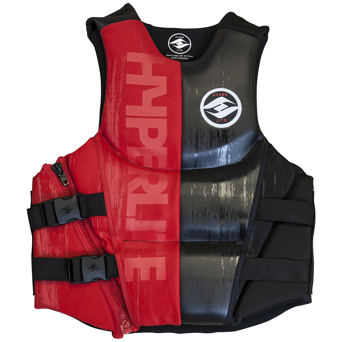 Hyperlite Hatch CGA Wakeboard Vest 2017 Red/Black Front View