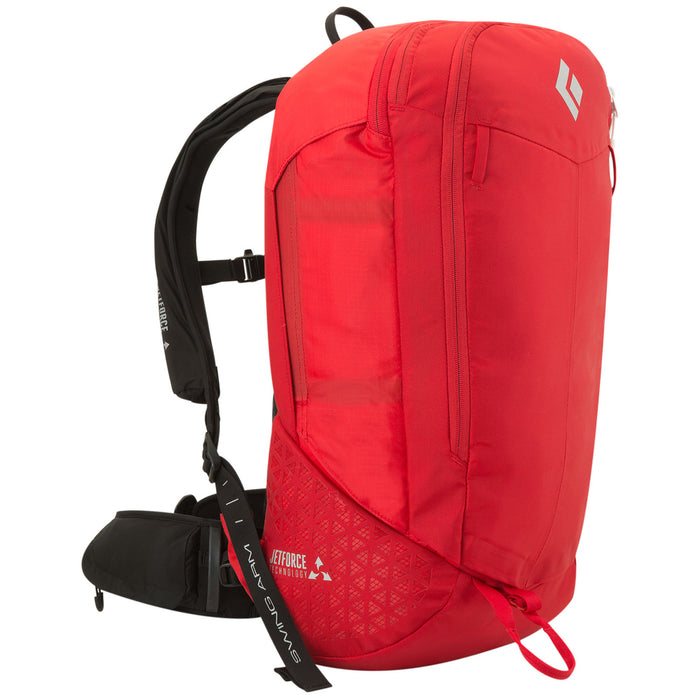 Black Diamond JetForce Halo 28 (M/L) Airbag Pack Fire Red Front View