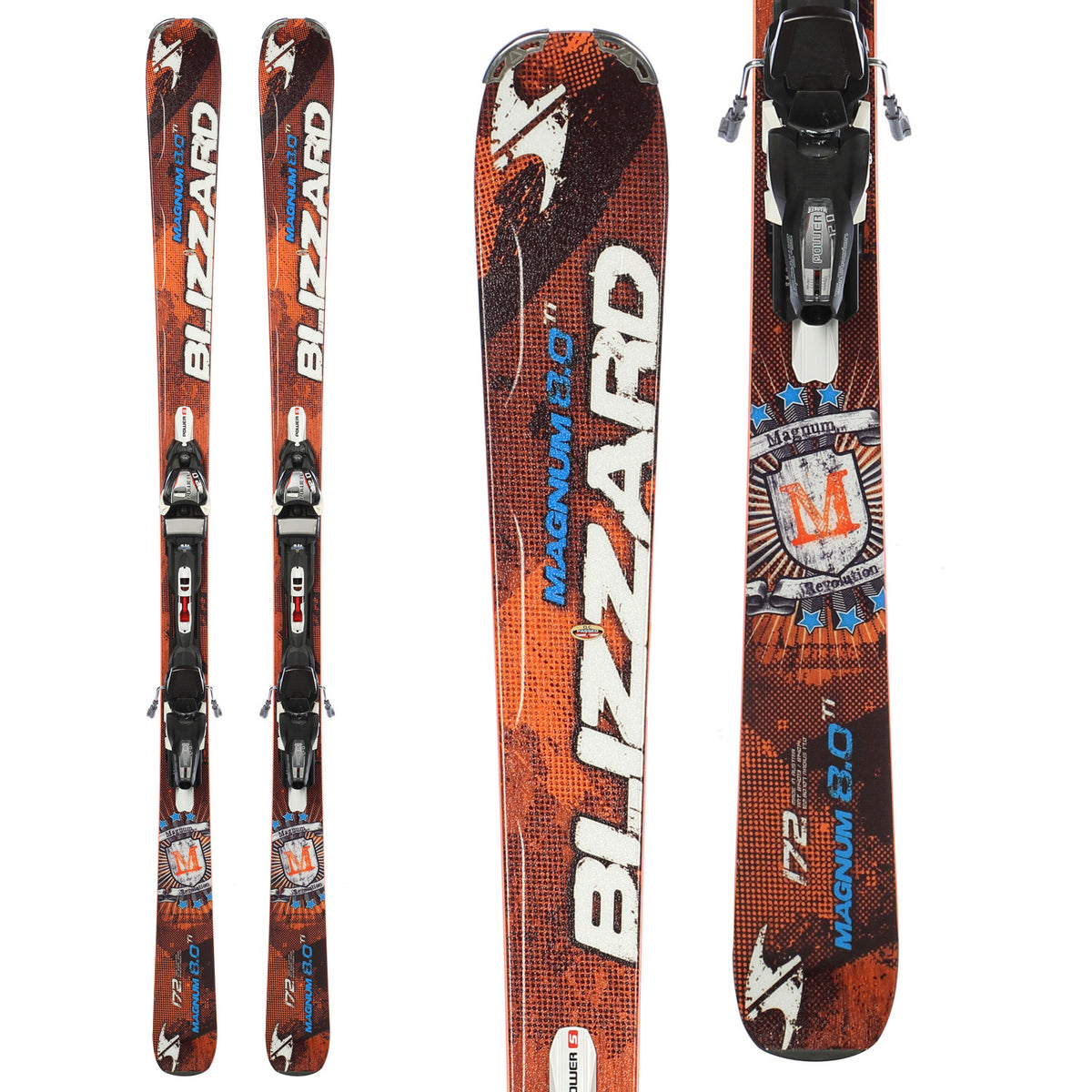 Blizzard Magnum 8.0 TI Skis + Power12 Bindings 2014