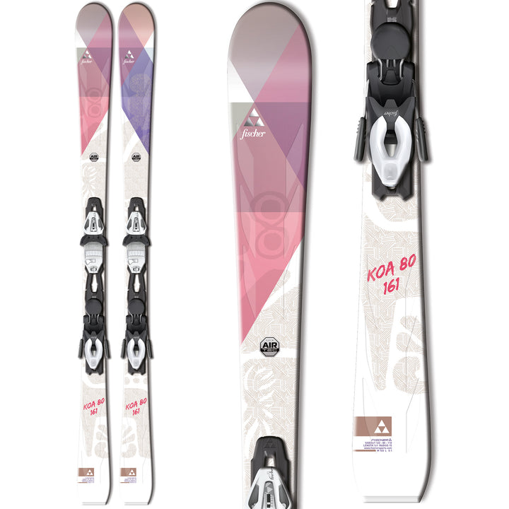 Fischer Koa 80 Skis + V10 MyStyle Bindings - Women's 2015