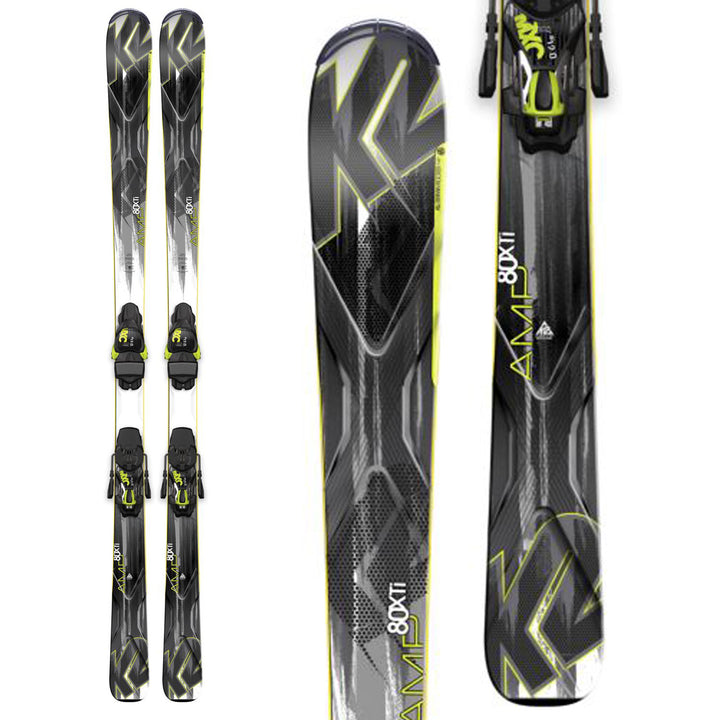 K2 AMP 80XTi Skis + MXC 12 Bindings 2015