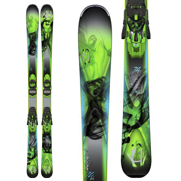 K2 Potion 74 XTi Skis + ERC 11 TC Bindings - Women's 2015