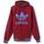 Adidas Greeley Softshell Jacket Collegiate Burgundy Front View