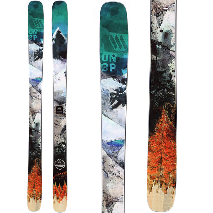 ON3P x evo Collab Jeffery 114 Skis 2015 Top View