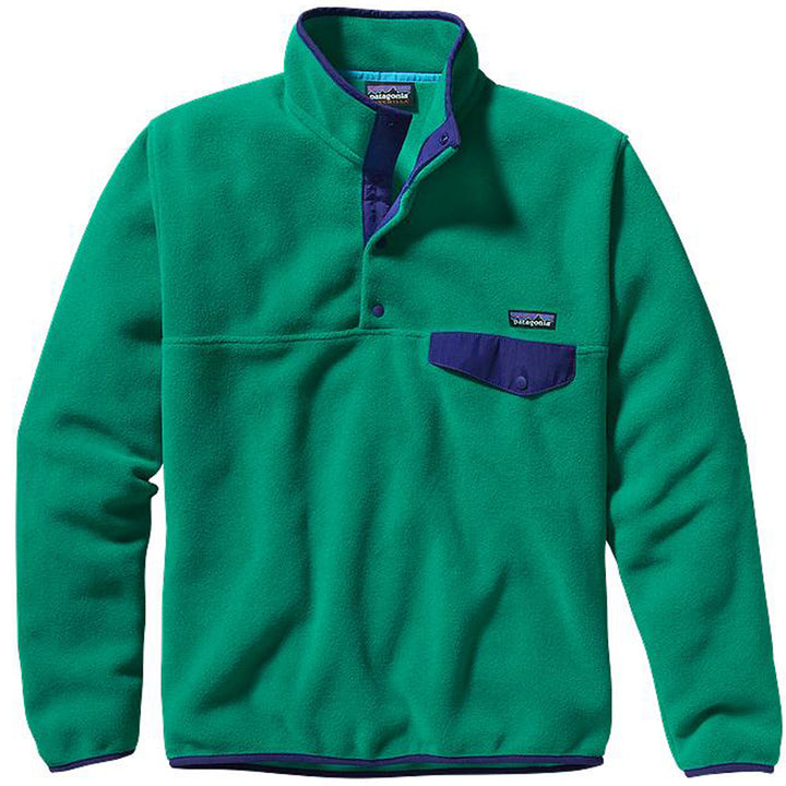 Patagonia Lightweight Synchilla Snap-T Pullover Fleece Emerald