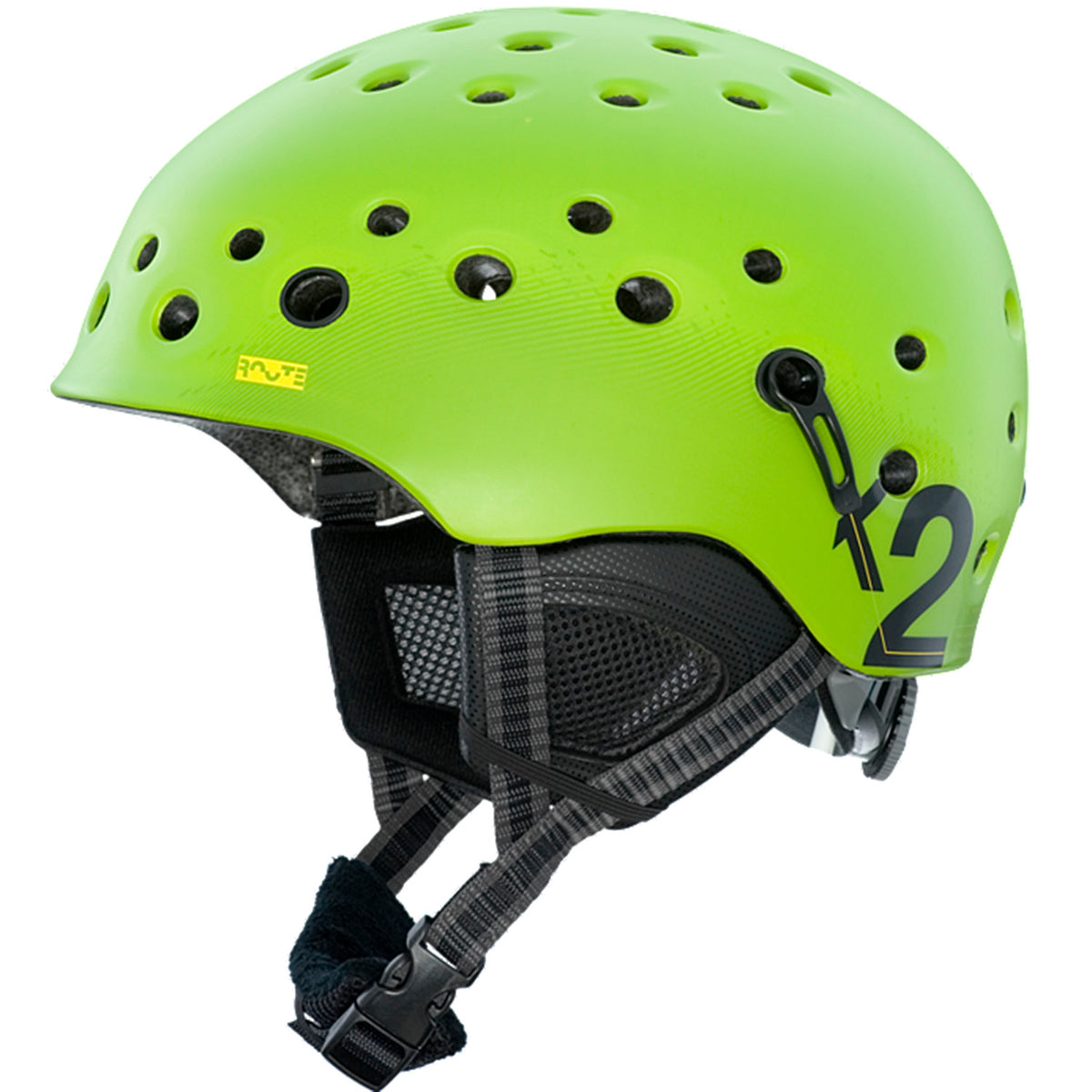 K2 Route Helmet Green Detail 1 View