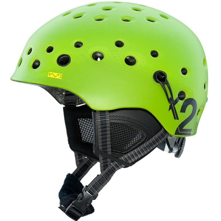 K2 Route Helmet Green Detail 1 View