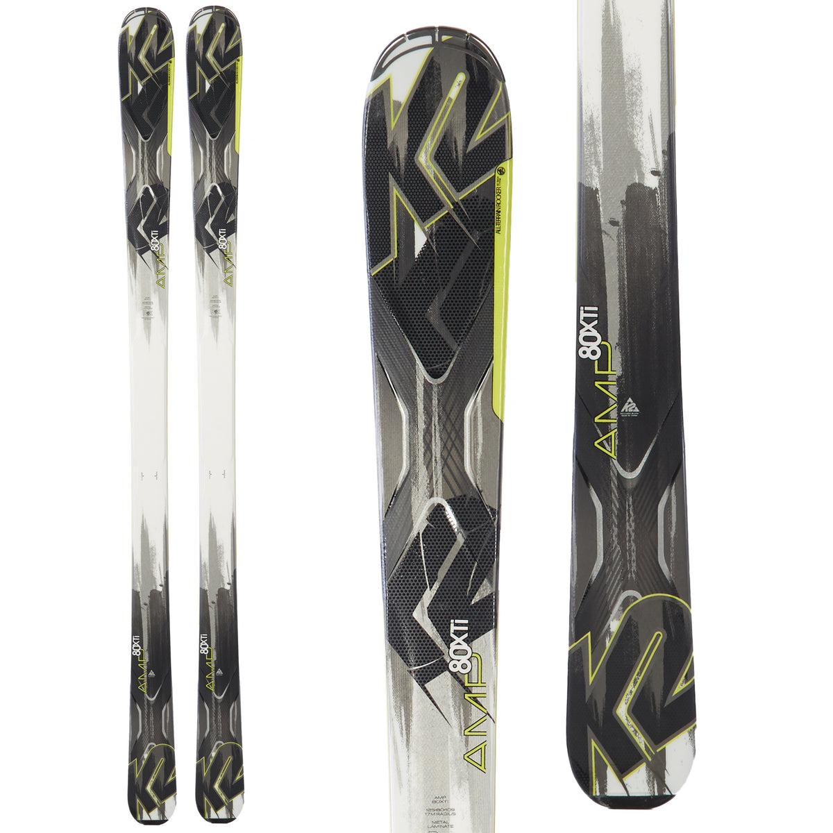 K2 AMP 80XTi Skis 2015