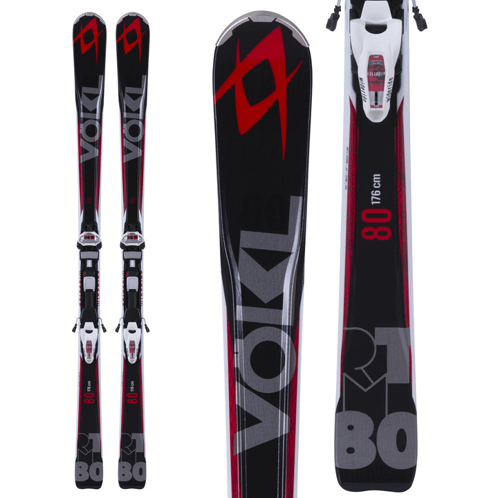 Volkl RTM 80 Skis + iPT Wide Ride 12.0 Bindings 2015