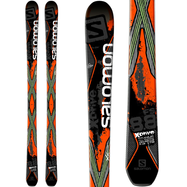 Salomon X-Drive 8.8 FS Skis 2015 Top View