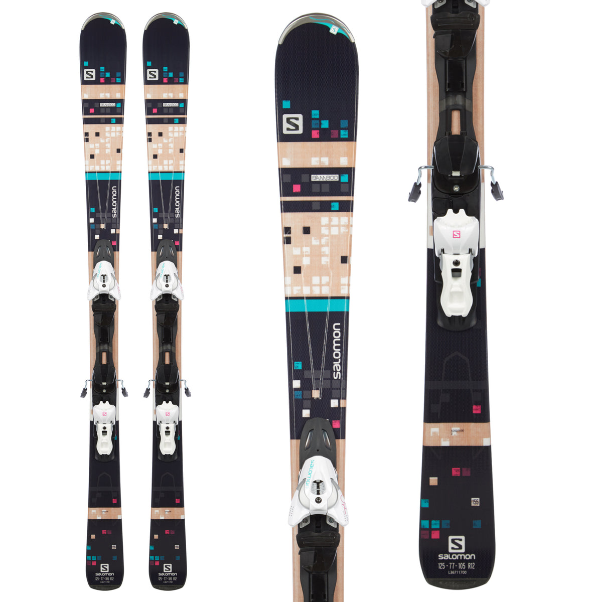 Salomon Bamboo Skis + Z10 Ti Bindings - Women's 2015
