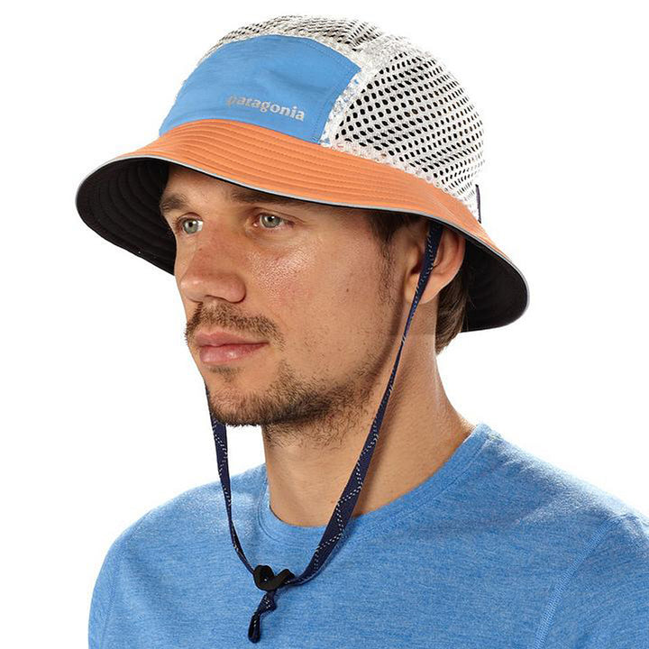 Patagonia Duckbill Bucket Hat Skipper Blue Detail 1 View