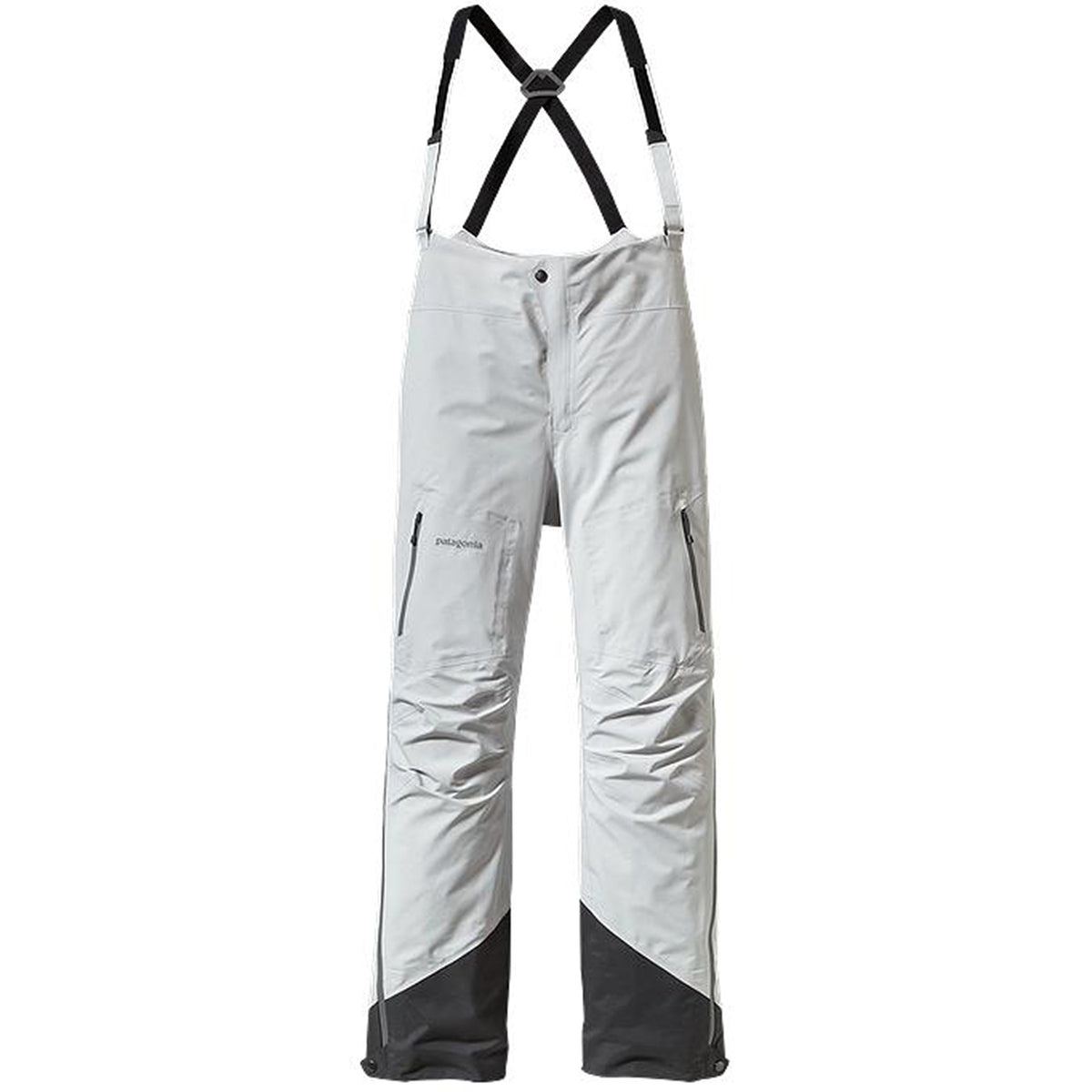 Patagonia Super Alpine Bibs - Women's Tailored Grey Front View