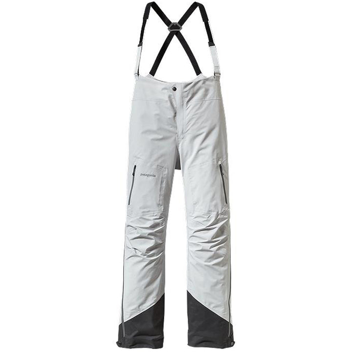 Patagonia Super Alpine Bibs - Women's Tailored Grey Front View