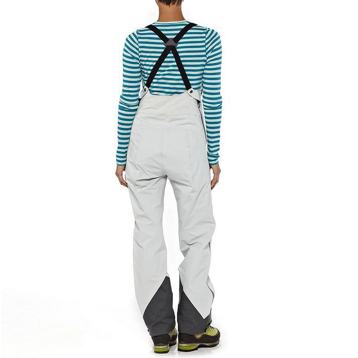 Patagonia Super Alpine Bibs - Women's Tailored Grey Back View