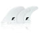 Futures F4 Thermotech Tri Fin Set White