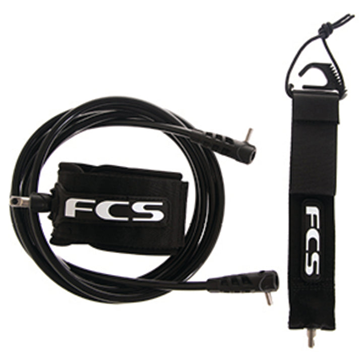 FCS Regular Longboard 10' Ankle Leash Black