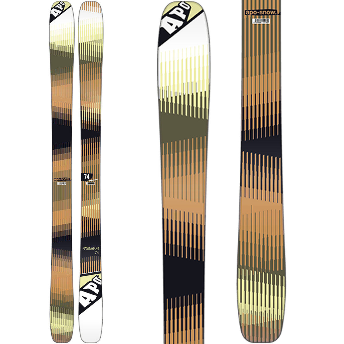 APO Navigator Skis 2015 Top View
