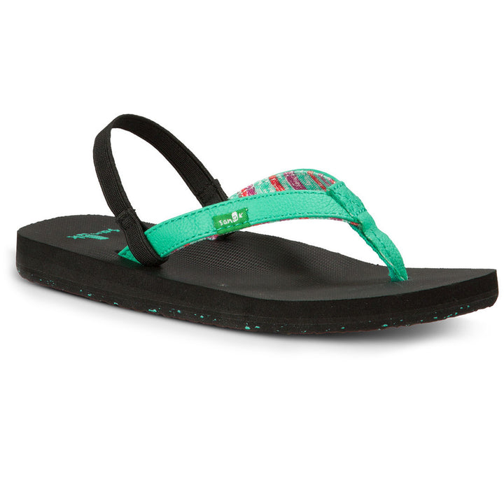 Sanuk Maritime Girls 2 Sandals - Little Girls' Seafoam