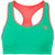 The North Face Bounce-B-Gone Bra - Women's Billiard Green/Fiery Coral Heather Detail 2 View