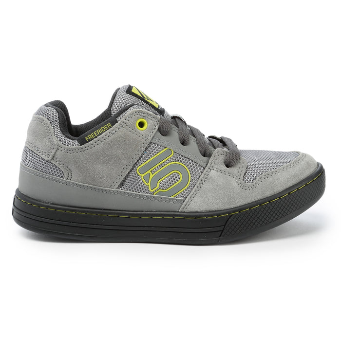 Five Ten Freerider Shoes - Kids' Grey/Lime Side View