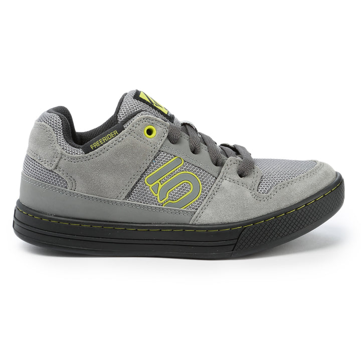 Five Ten Freerider Shoes - Kids' Grey/Lime Side View