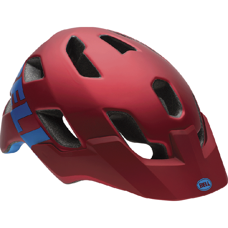 Bell Stoker Bike Helmet Matte Red Emblem