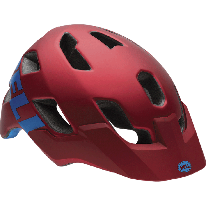 Bell Stoker Bike Helmet Matte Red Emblem