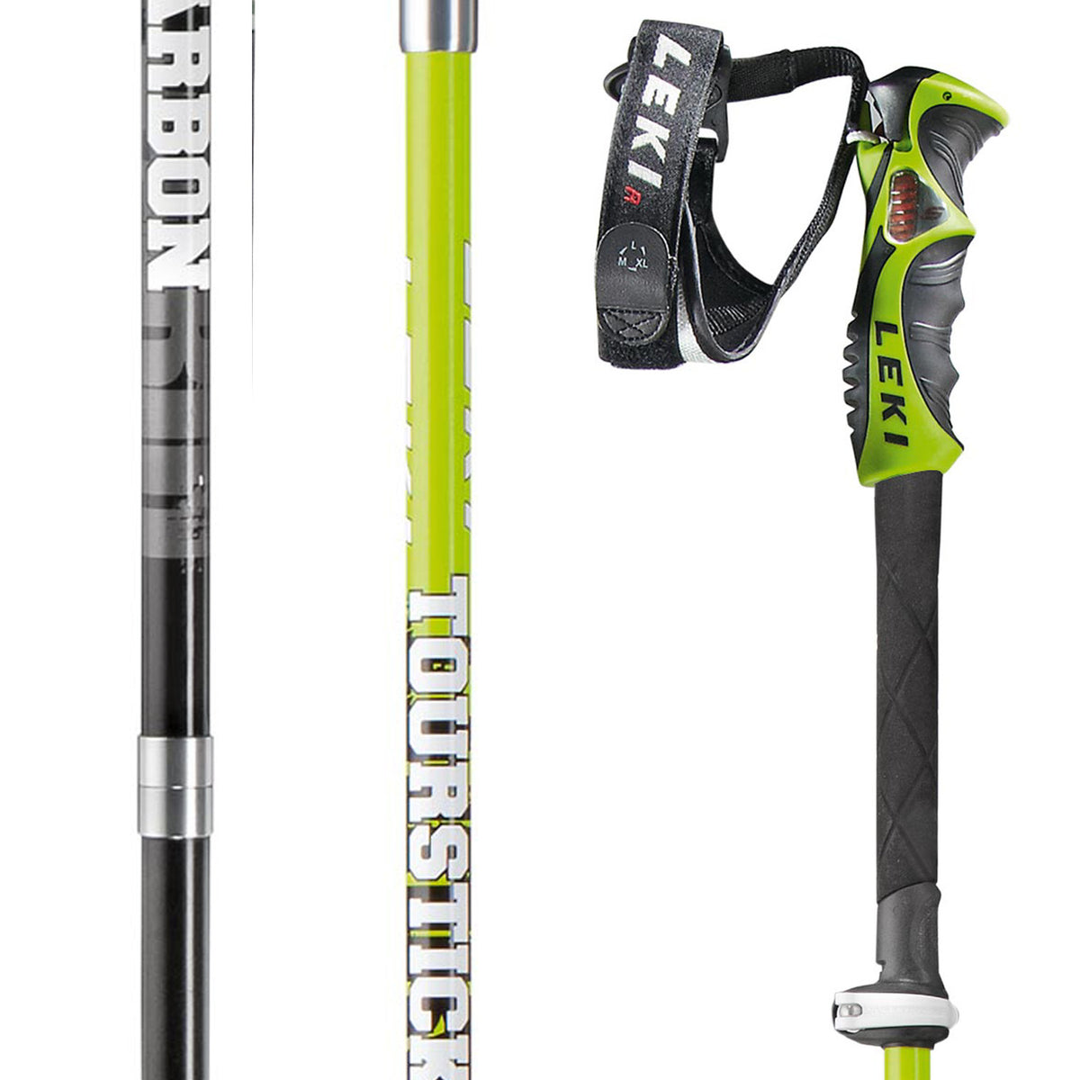 Leki Tour Stick Trigger S Adjustable Ski Poles 2015 Front View
