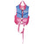 Hyperlite Child Indy CGA Wakeboard Vest - Little Girls' 2015 Pink/Blue Detail 1 View