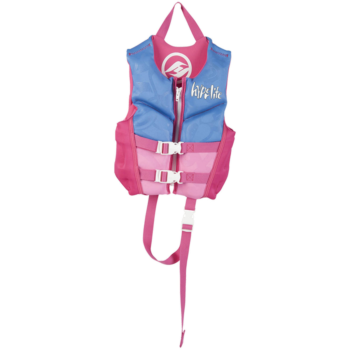 Hyperlite Child Indy CGA Wakeboard Vest - Little Girls' 2015 Pink/Blue Detail 1 View
