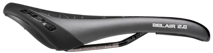SDG Bel-Air RL 2.0 Saddle Black/Black Solid Ti Rails Detail 2 View